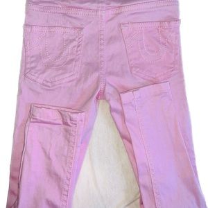 Kids size 5 True Religion pants pink